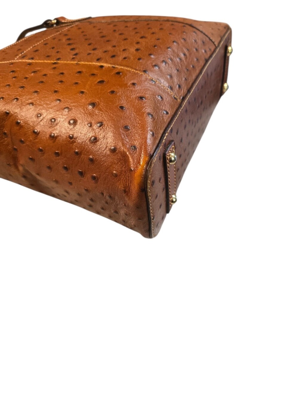 Dooney & Bourke Lexington tote features embossed ostrich leather. - Picture 8 of 11